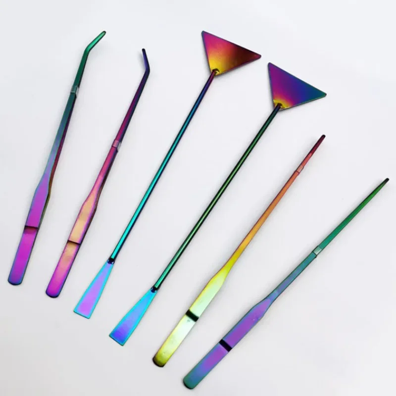 Planted Aquarium Tool Kit - 27cm kolorowe zakrzywione pęsety do akwarium