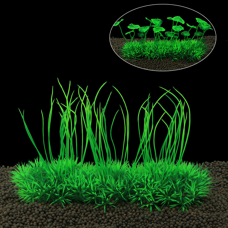 Planted Aquarium Models - 1PC Sztuczna dekoracja roślin akwariowych Realistyczny