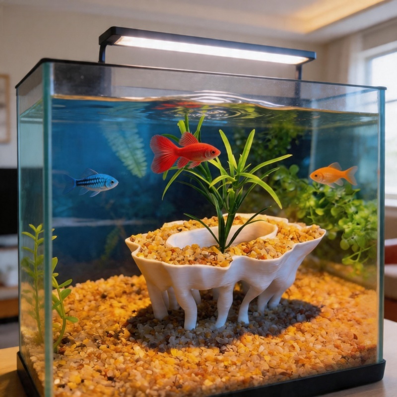 Aquarium Plant Growth - Drukowane w 3D rośliny akwariowe w