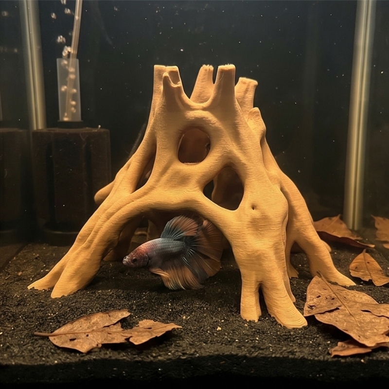 Naturalne korzenie jaskiniowe  – Planted Aquarium With Driftwood recenzja i cena