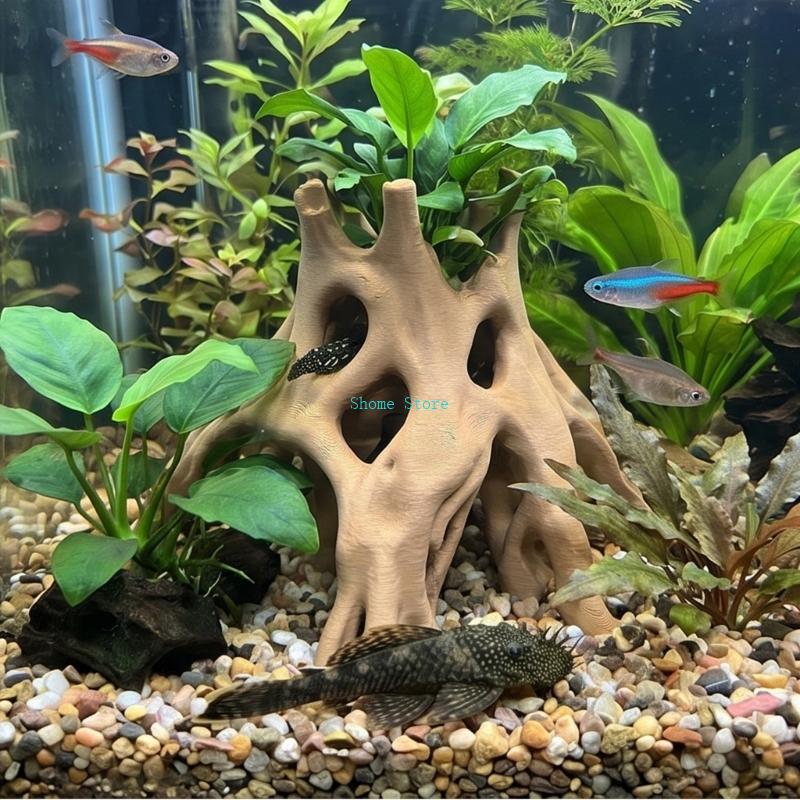 Naturalne korzenie jaskiniowe  – Planted Aquarium With Driftwood recenzja i cena