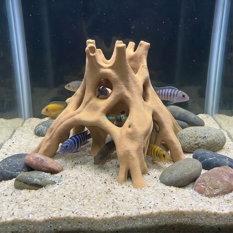 Naturalne korzenie jaskiniowe  – Planted Aquarium With Driftwood recenzja i cena