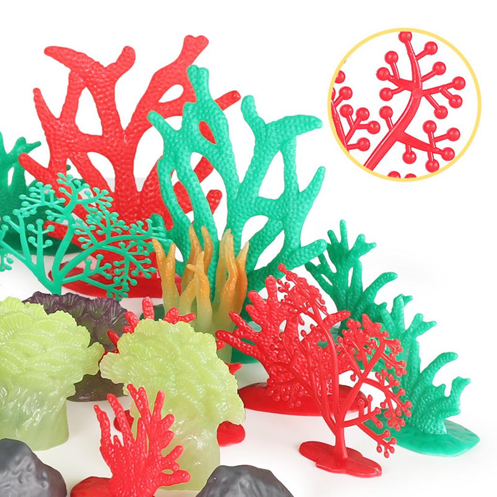 Zestaw 32 ozdób do akwarium –  – Planted Aquarium Models recenzja i cena