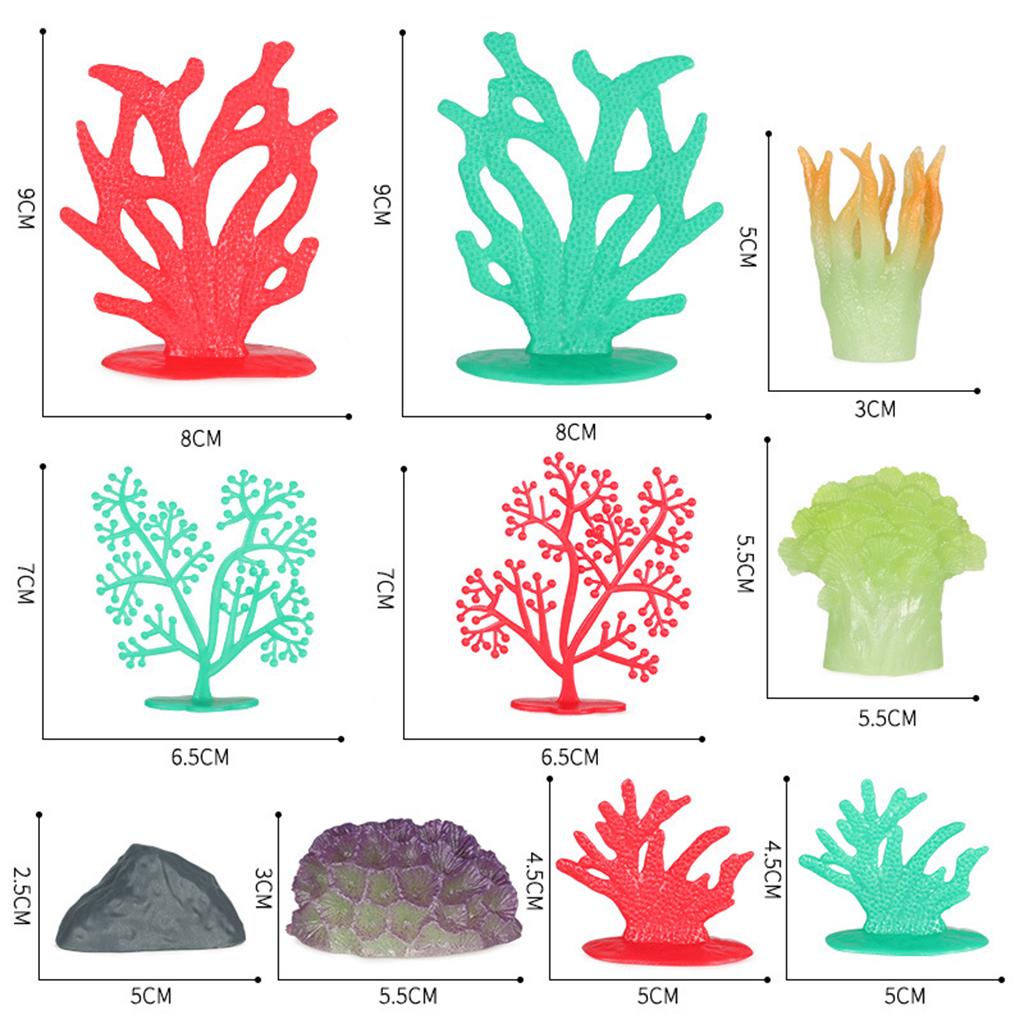 Zestaw 32 ozdób do akwarium –  – Planted Aquarium Models recenzja i cena