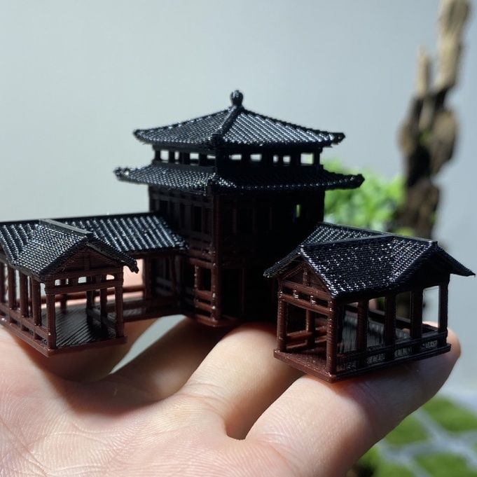 Plastikowy chiński styl staroż – Planted Aquarium Models recenzja i cena