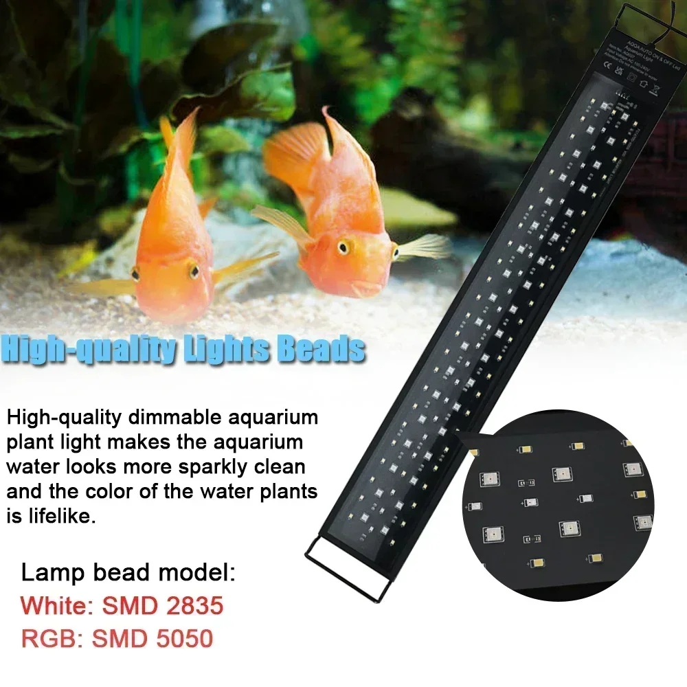 Wodoodporne oświetlenie LED do – Aquarium Plant Growth recenzja i cena