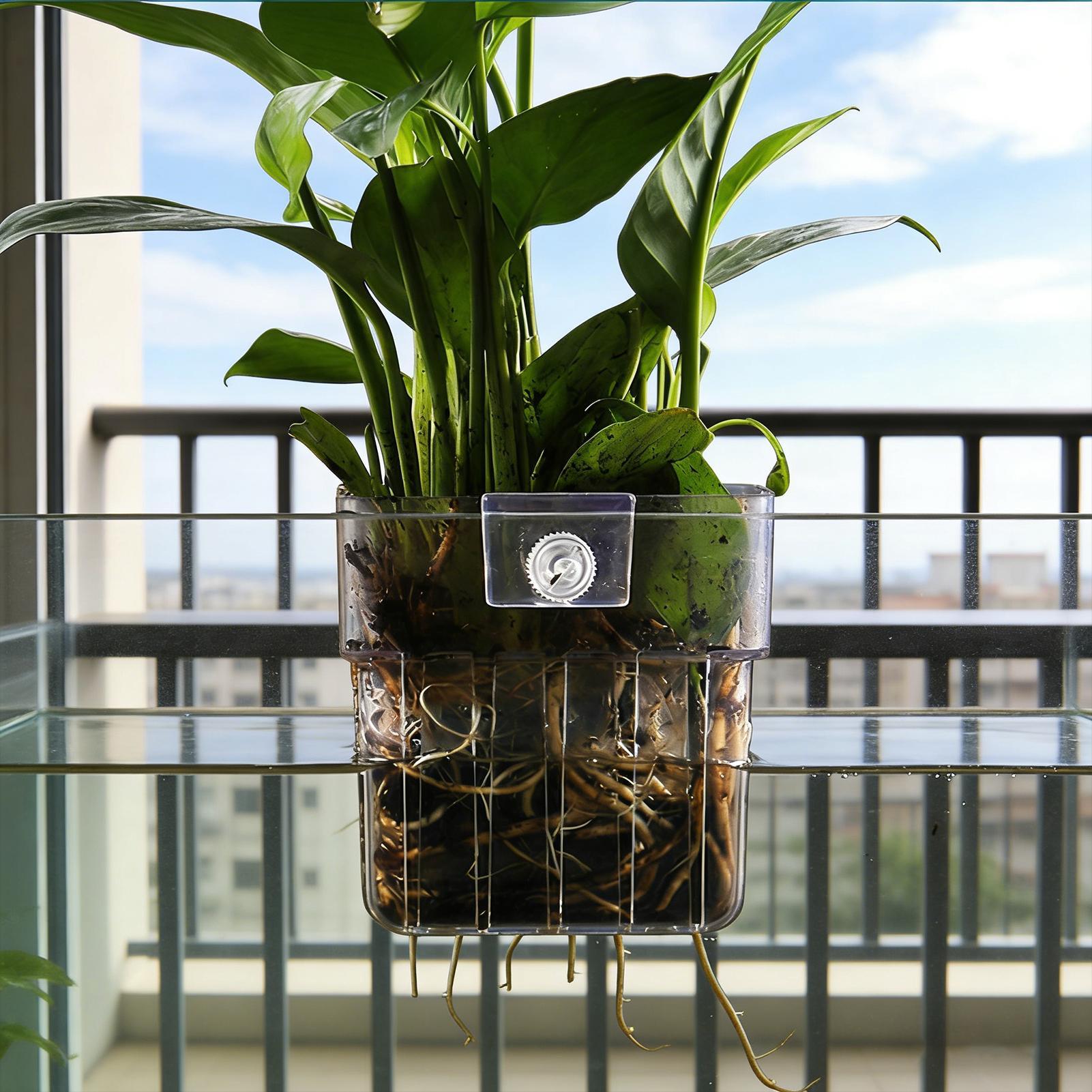 Przezroczysty wiszący kwietnik – Aquarium Plant Growth recenzja i cena