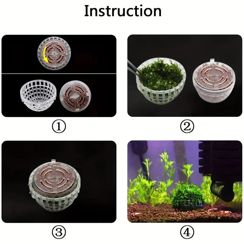 2szt Uchwyt na kulki z mchu ak – Planted Aquarium Models recenzja i cena